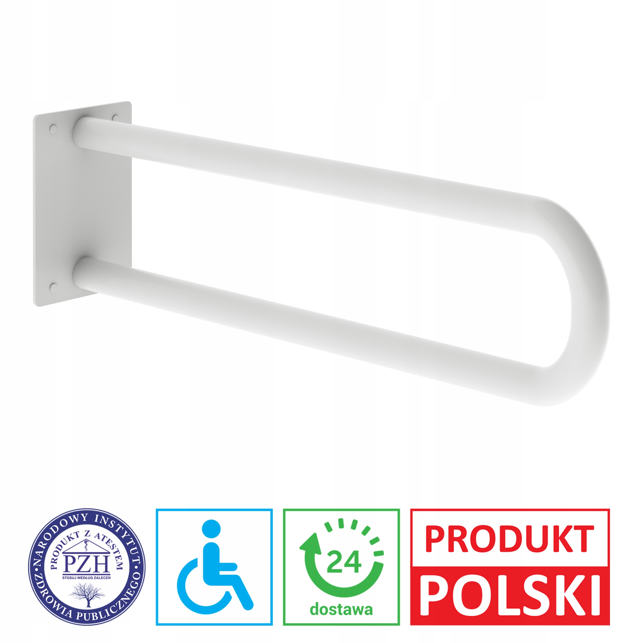 

Poręcz uchwyt dla niepełnosprawnych stała 50 cm