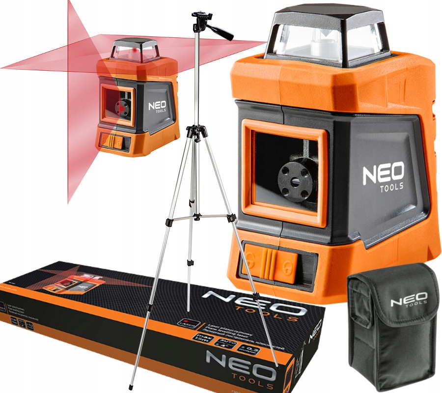

Neo Laser Krzyżowy 15m 360 stopni Statyw 75-102