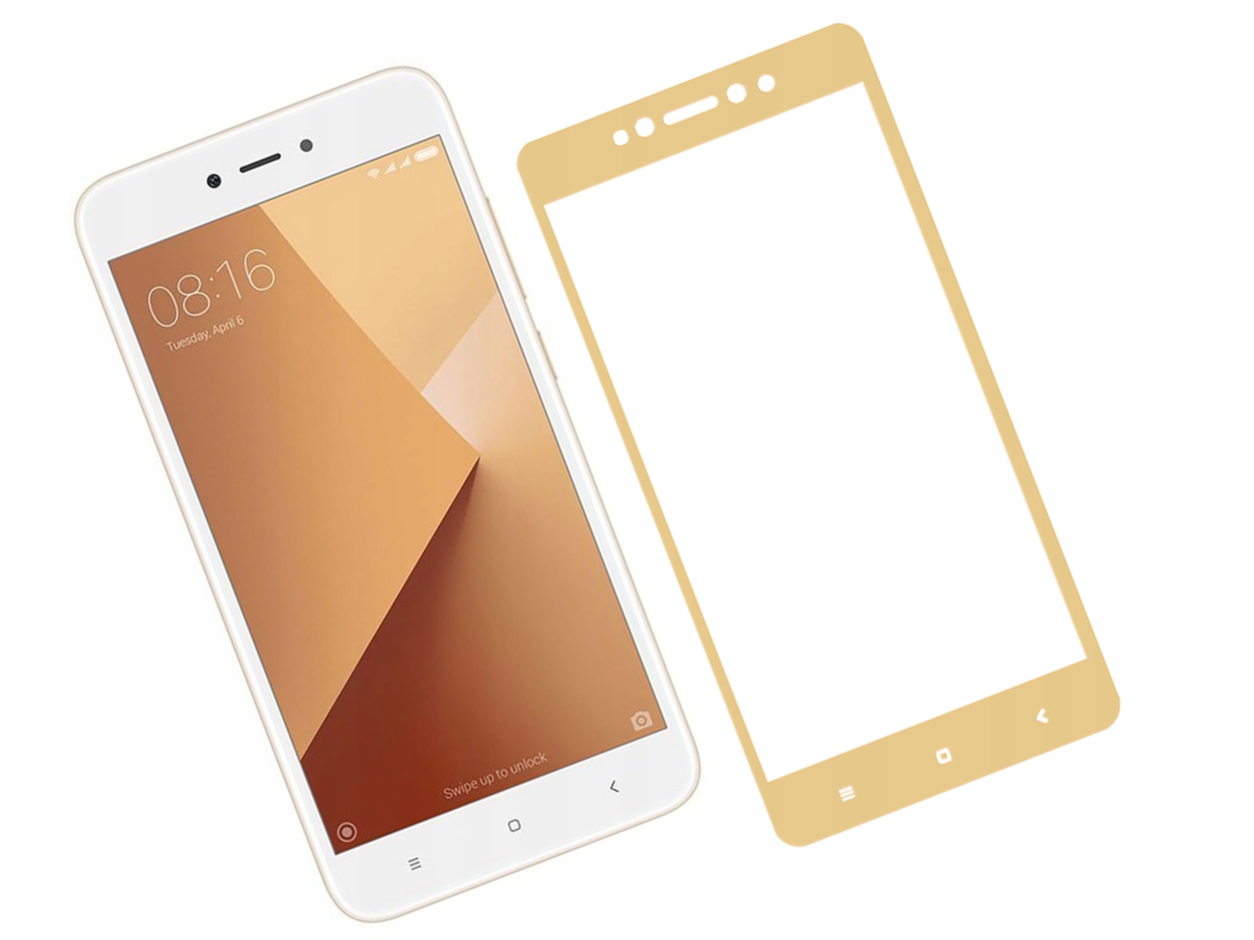 

Szkło ochronne 3D 9H Xiaomi Redmi Note 5A Złote