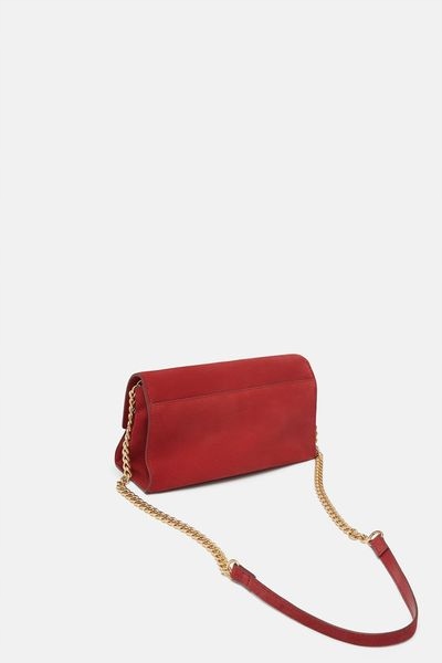 ZARA Torebka bordowa skórzana 6654/304 czerwona PŃ Materiał dominujący skóra naturalna nubuk