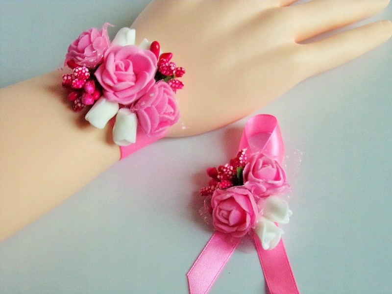 KM 15 D * Kotylion + przypinka * ślub, studniówka Rodzaj kotylion