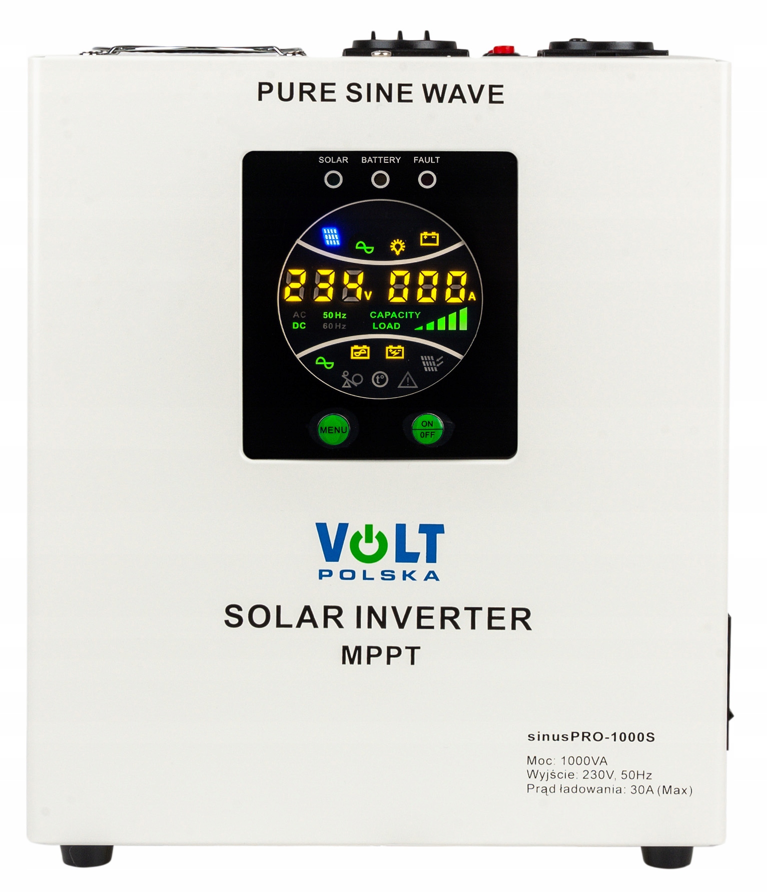 

Inwerter Solarny Przetwornica Sinus 1000W 12V 230V