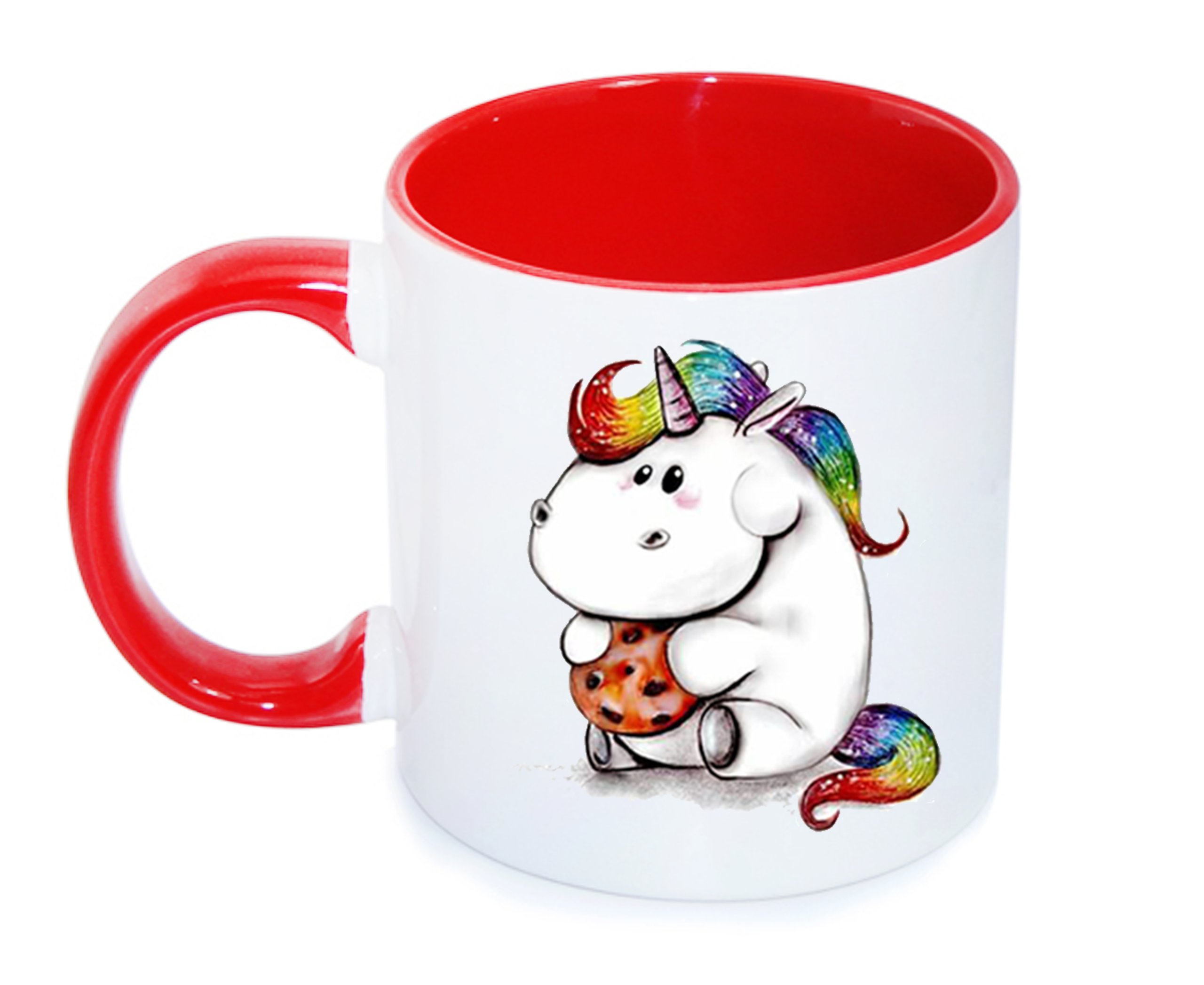 

Kolorowy Kubek Wypasiony Magiczny Jednorożec Imię