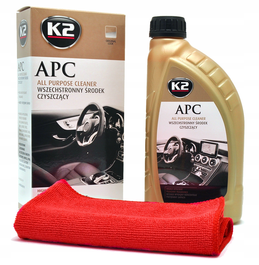 K2 APC KONCENTRAT + MIKROFIBRA UNIWERSALNY ŚRODEK Numer katalogowy producenta G130