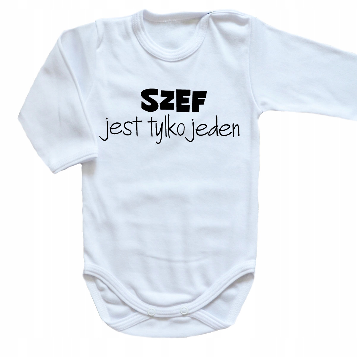 

Śmieszne bodziaki Szef jest tylko jeden Biały dł