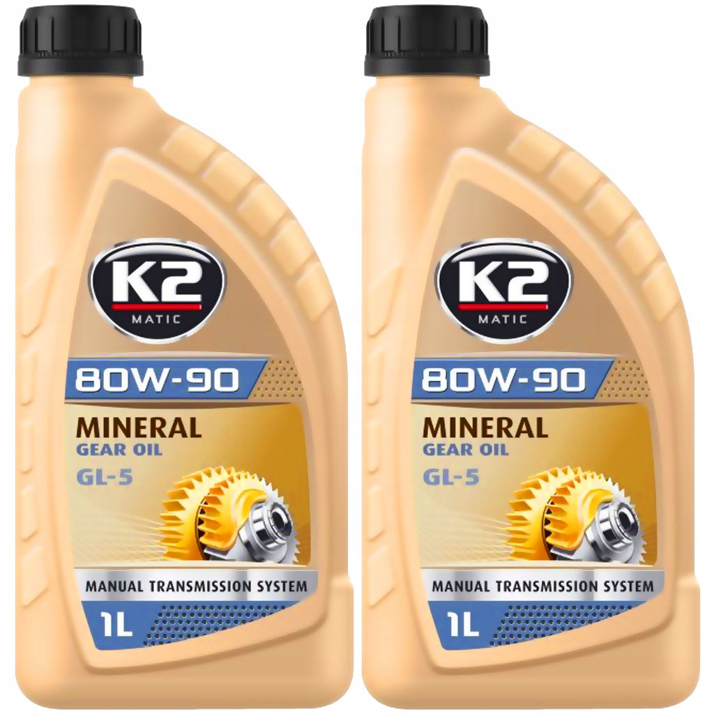 

K2 80W-90 GL5 GL4 Mineralny Olej Przekładniowy 2L