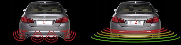 CZUJNIK PARKOWANIA COFANIA EPS ELEKTROMAGNETYCZNY Signaling obstacles sound