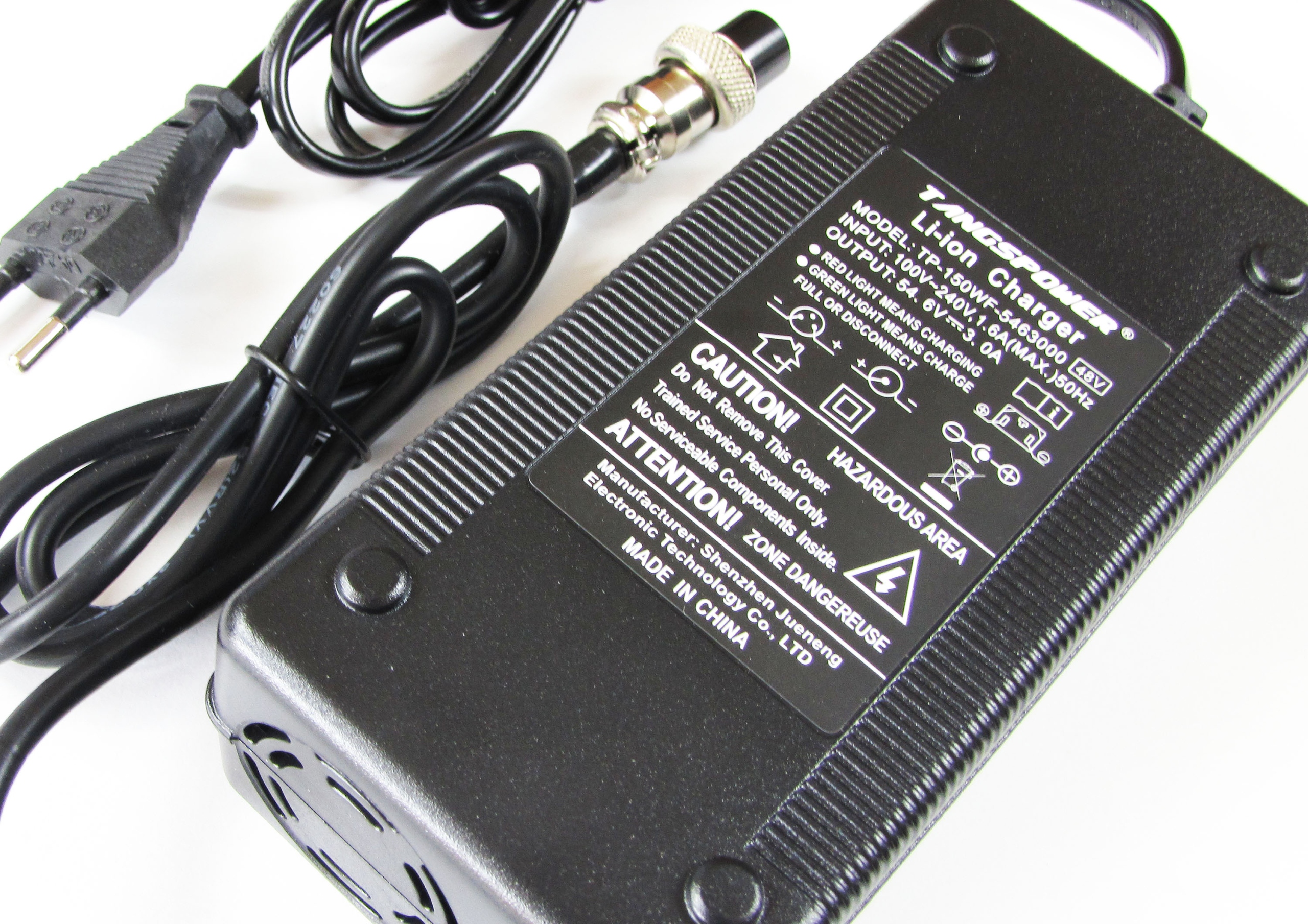 

Ładowarka Li-ion Rower El 48V (54.6V 3A) GX16