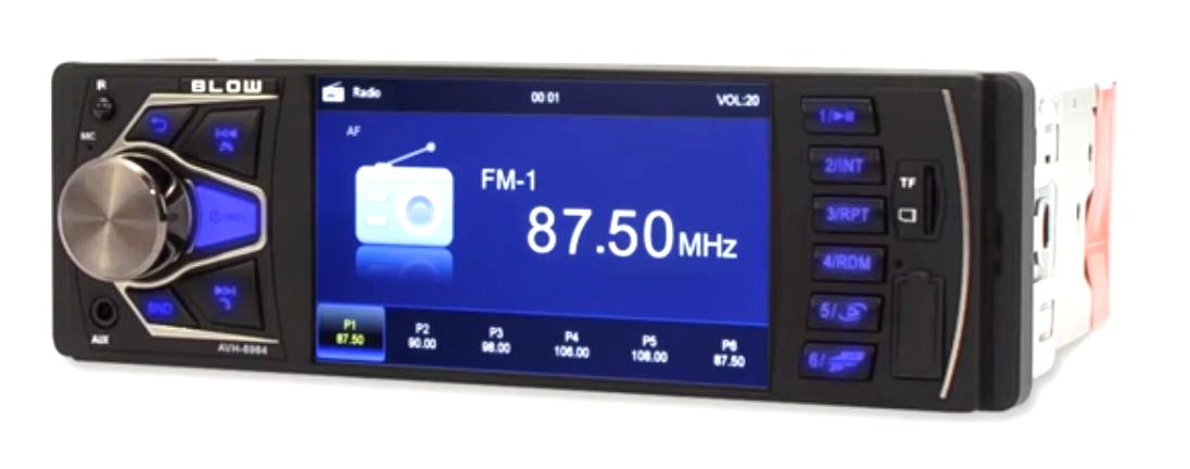 RADIO SAMOCHODOWE BLOW MP5 USB SD BLUETOOTH 4x 60W Manufacturer Blow