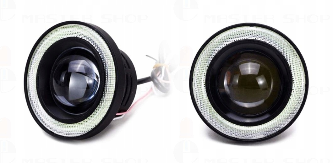 3 CALE DRL ŚWIATŁA ANGLE EYE LED RINGI DZIENNE COB Źródło światła LED
