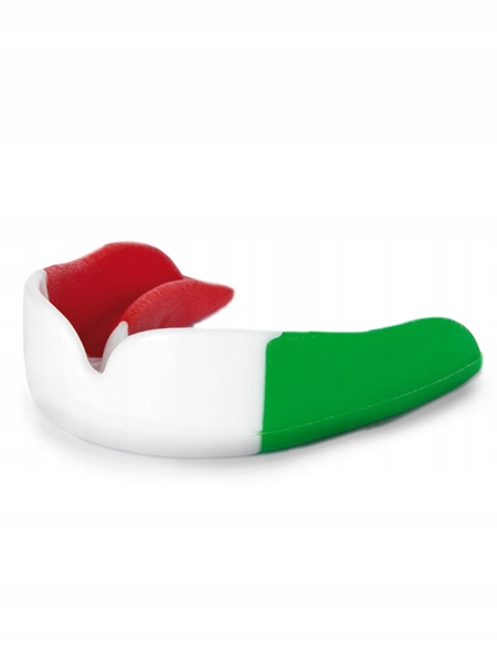 Ochraniacz na zęby pojedynczy szczęka Leone 1947 Titan Italy Flag