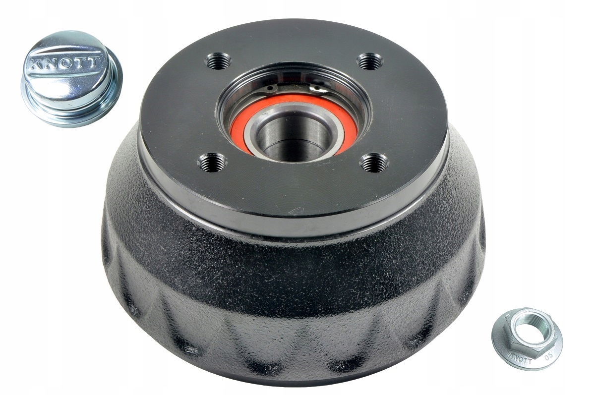 Гальмівний барабан KNOTT 160X35 34 з підшипником 4x98