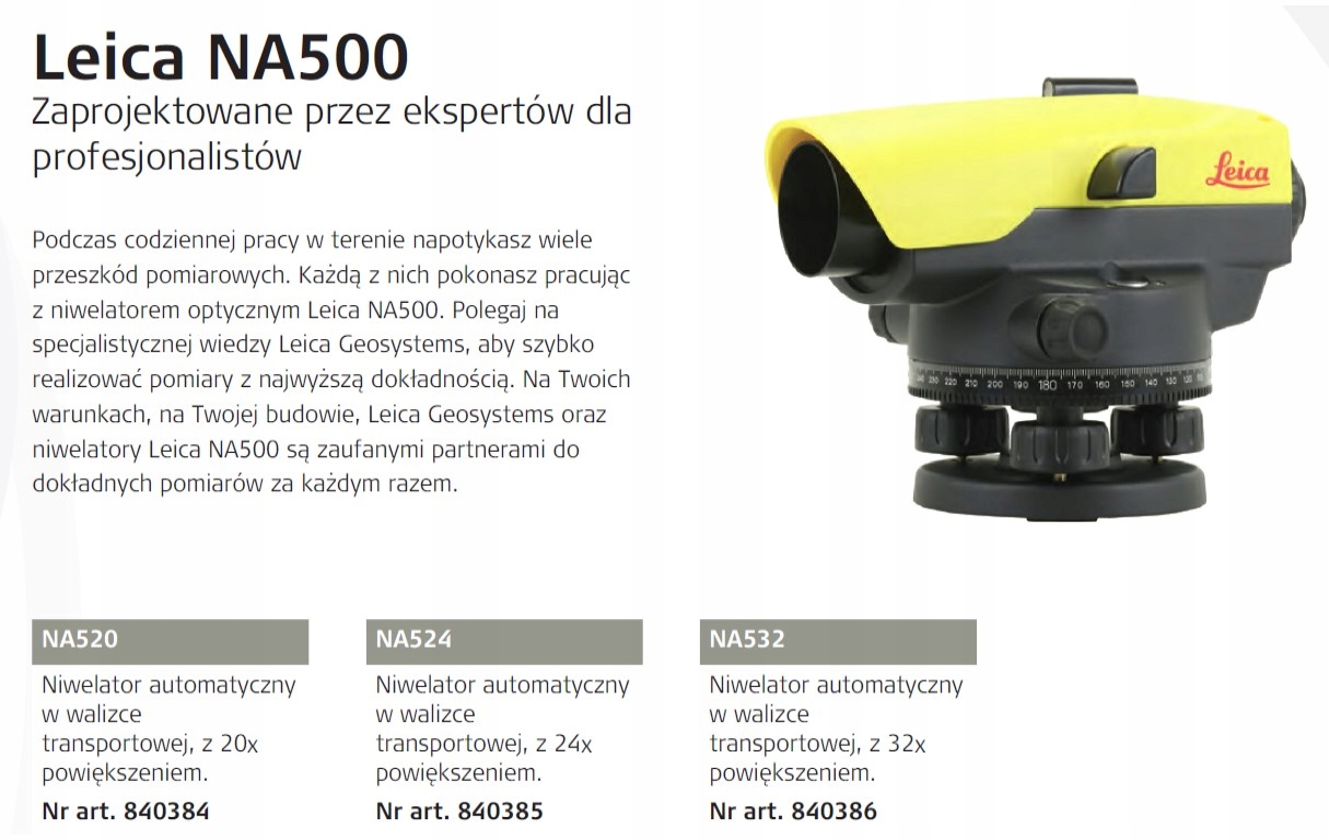 NIWELATOR OPTYCZNY LEICA NA532 WAWA EAN (GTIN) 7640110696323