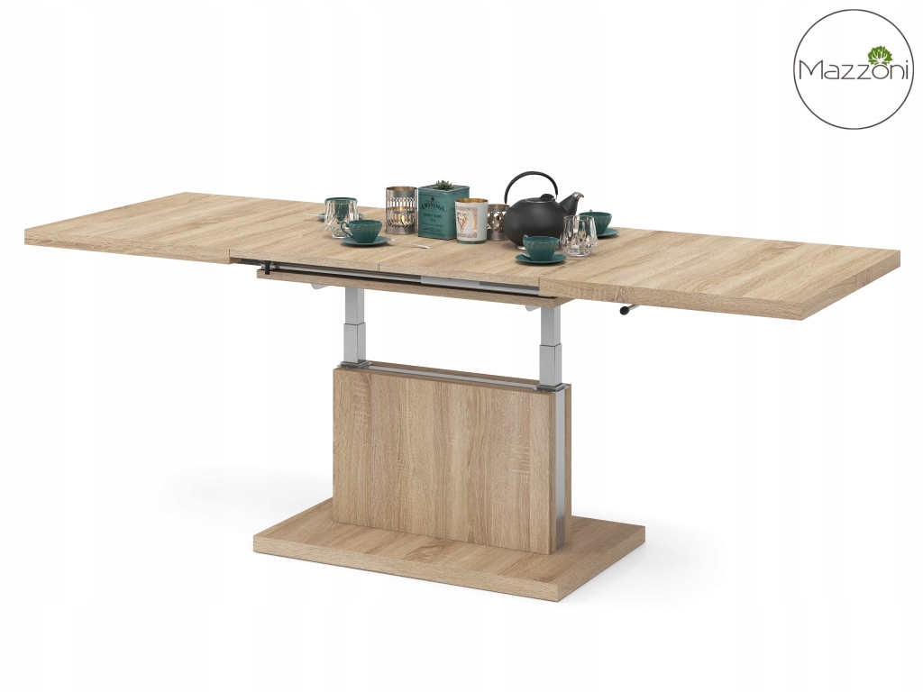 ASTON Dąb Sonoma ~ ŁAWA ROZKŁADANA PODNOSZONA STÓŁ Marka Mazzoni