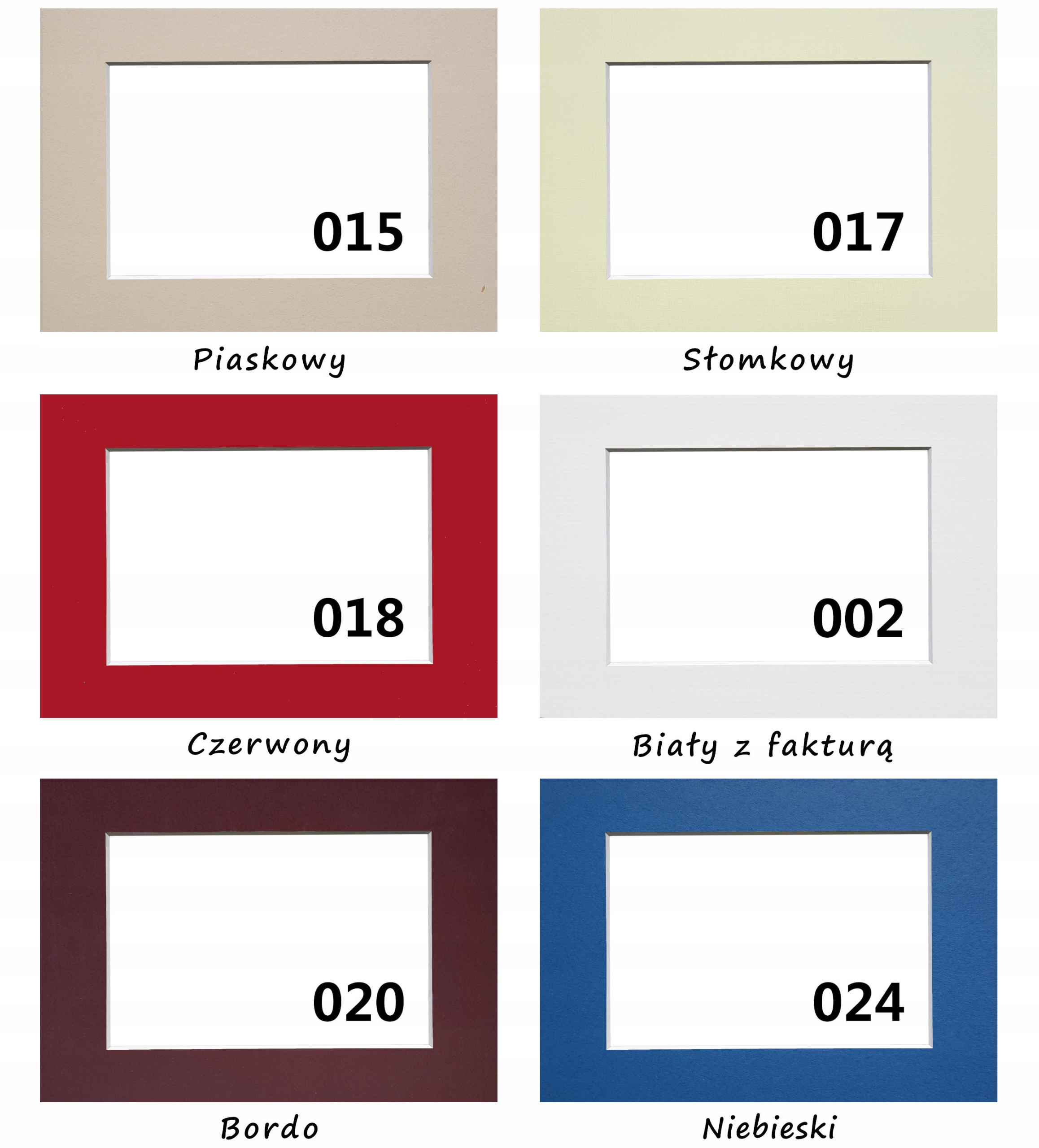 Passepartout NA WYMIAR paspartu passe-partout Wysokość produktu 120 cm