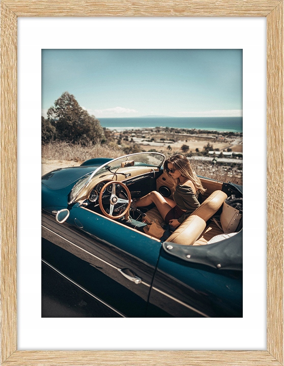 

Ramka Na Zdjęcia 50x70 CM Drewniana Sonoma Jasna