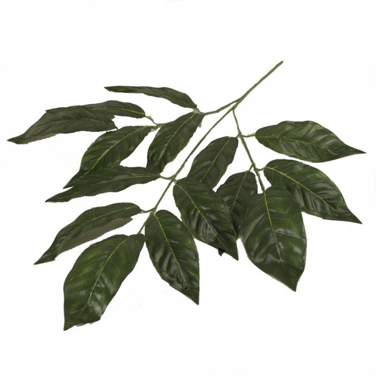 LIŚĆ SZTUCZNY GAŁĄZKA X3 MANGO DODATEK ROŚLINY