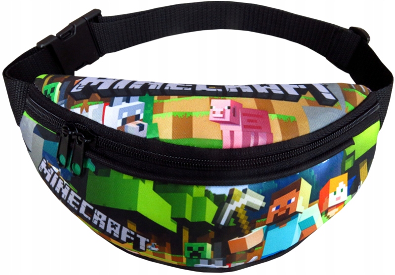Komplet MINECRAFT Worek Portfel Nerka JAKOŚĆ Rodzaj biodrowa