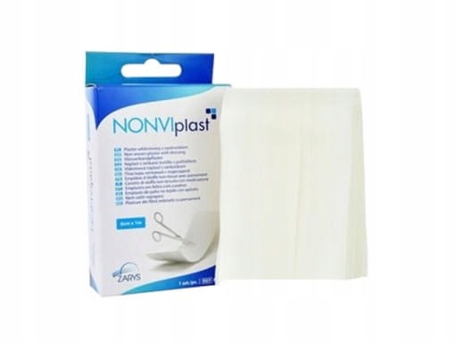 

Plaster włókninowy z opatrunkiem NONVIplast 8cmx1m