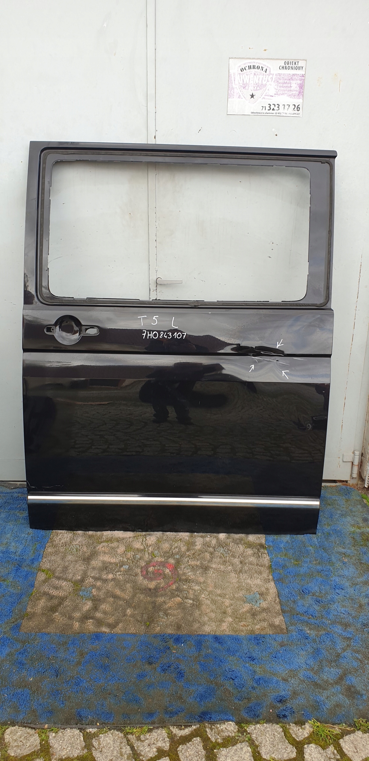 VW T5 DRZWI BOCZNE LEWE PRZESUWANE
