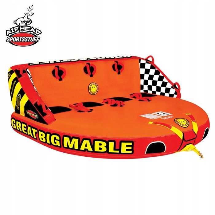 KANAPA WODNA Z OPARCIEM GREAT BIG MABLE4 SPORTSTUF Kolor dominujący pomarańcze i czerwienie