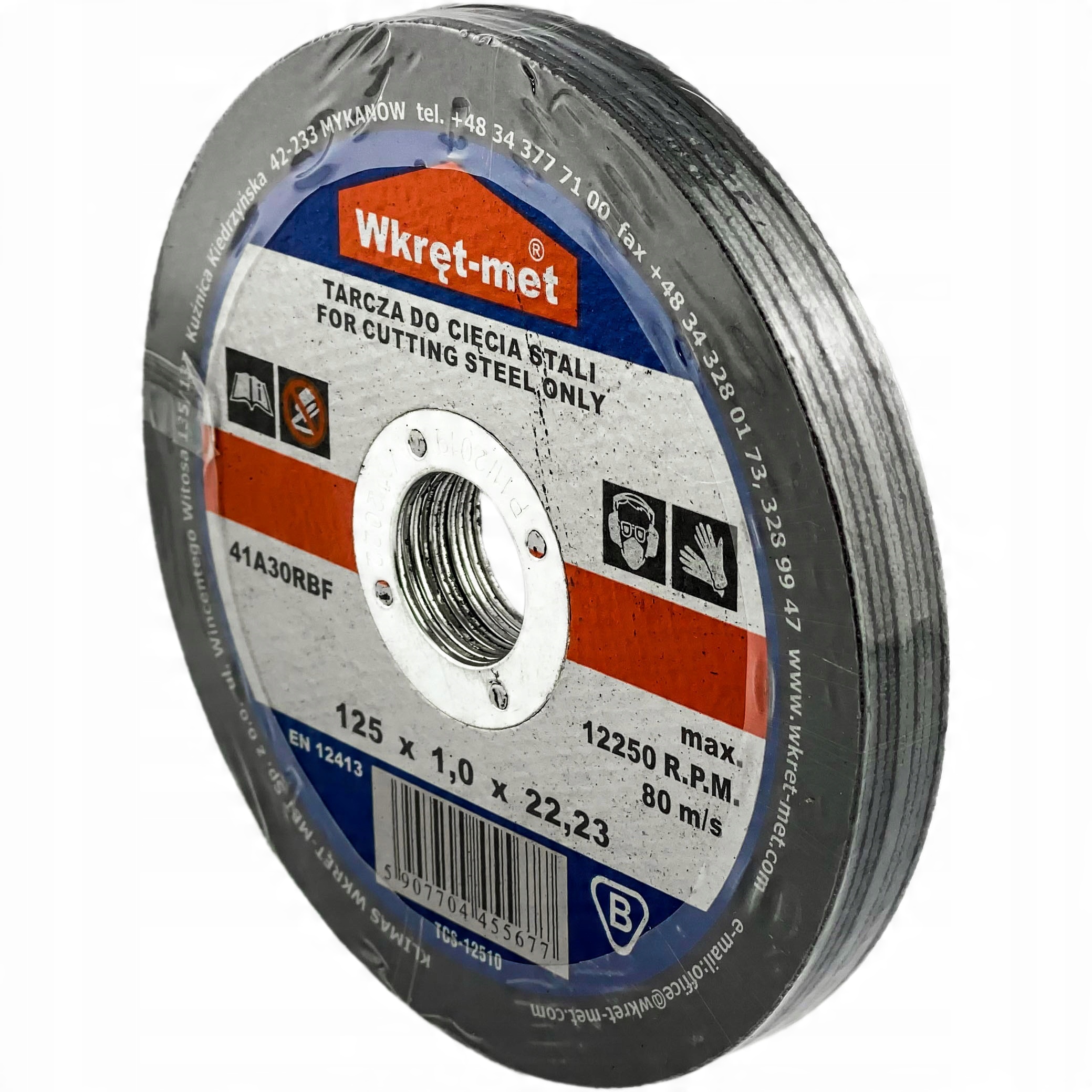 

Tarcza do cięcia Metalu stali 125x1x22 mm 10 szt.