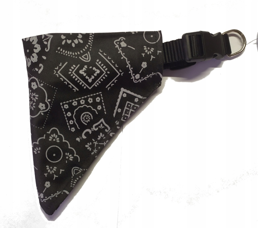 

Obroża z taśmy z chustą 2,5 x 40-65 cm Czarny