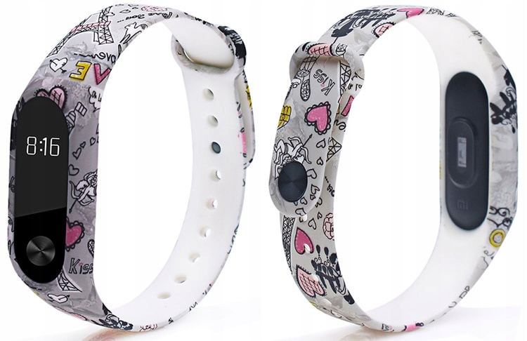

Xiaomi MI BAND2 opaska zamienna pasek Kiss Serca