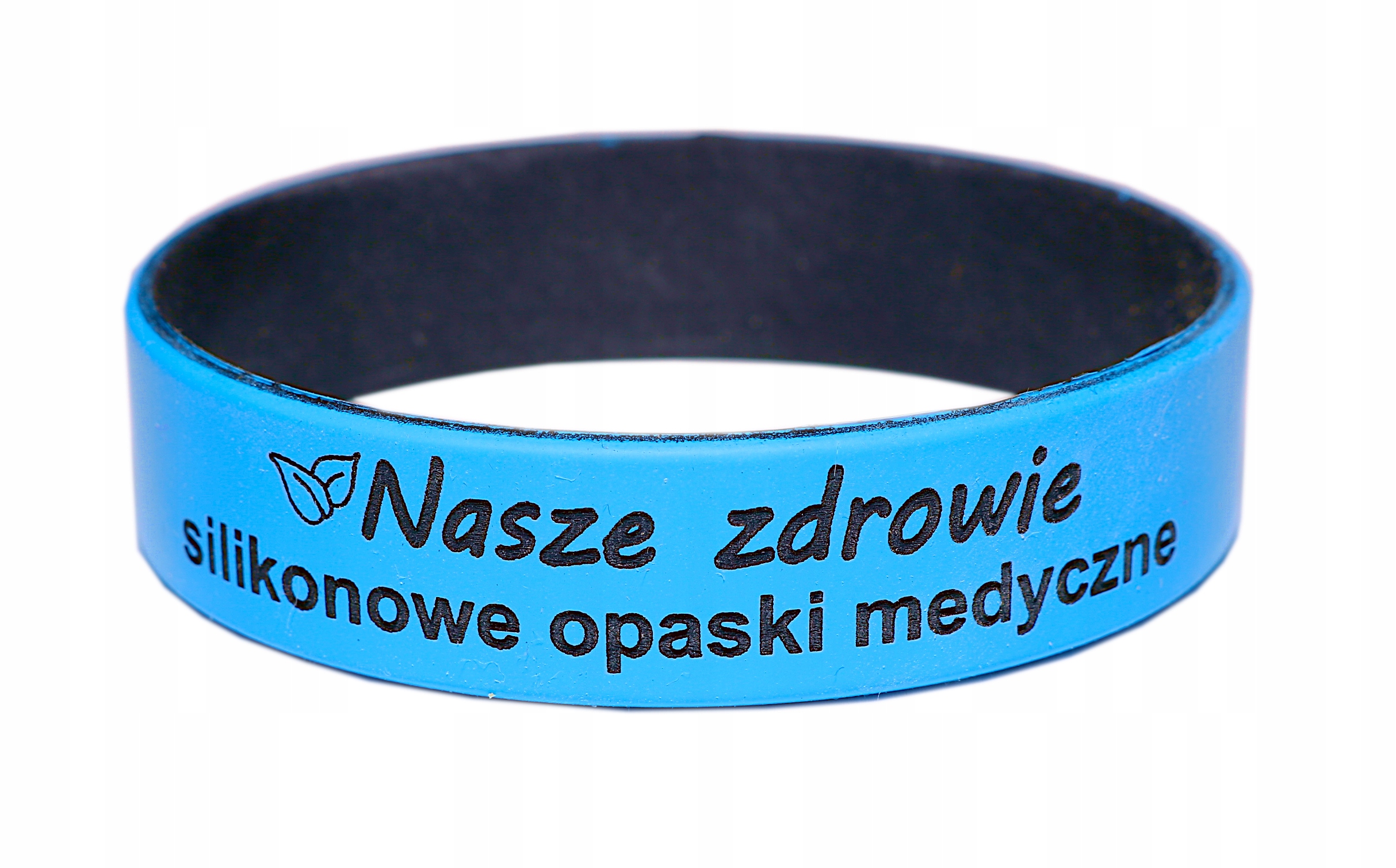 

Opaska Silikonowa Z Własnym Napisem Na 2 Polach