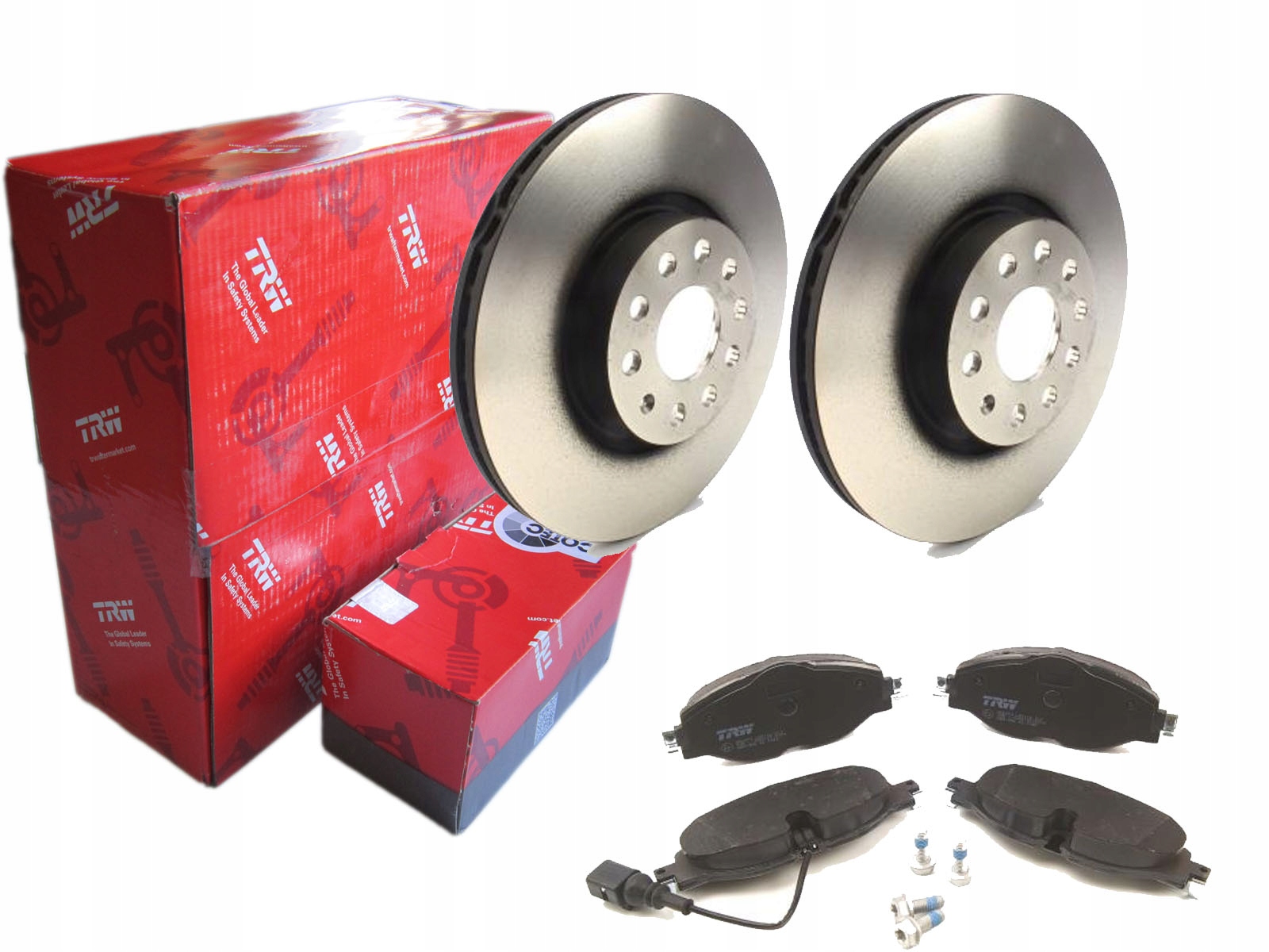 TARCZE KLOCKI TRW PRZÓD VW PASSAT B8 312MM