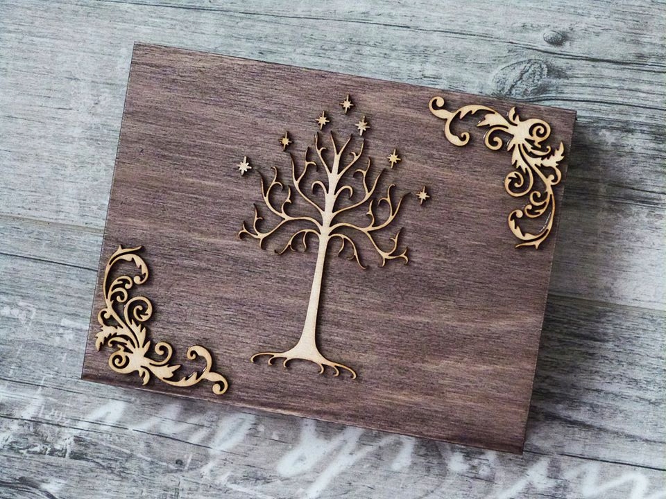 Pudełko na obrączki Władca Pierścieni Ślub Wesele Marka inny