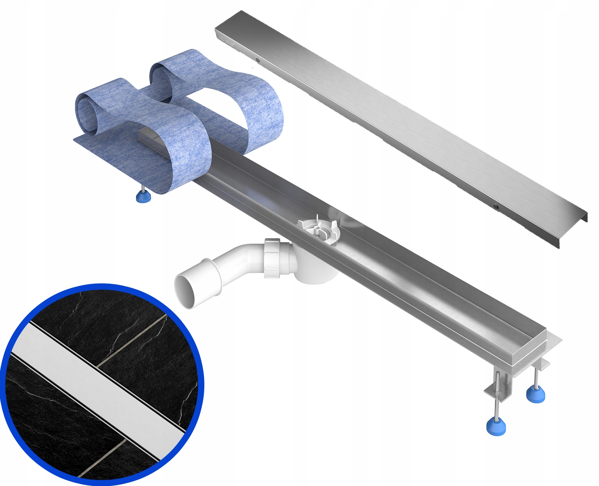 Lineárny odtok W-premium 70 cm Prestige mcalpine