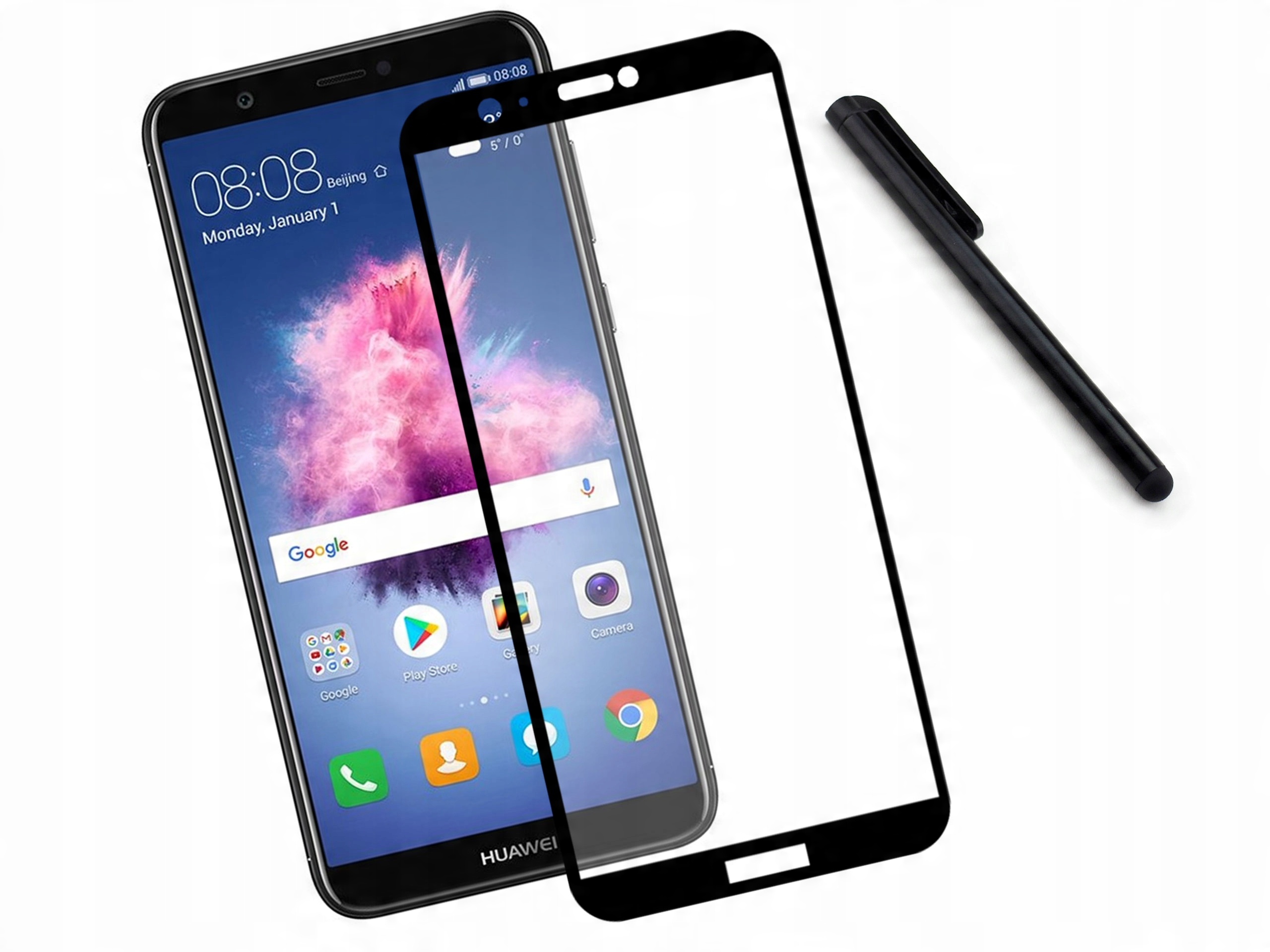 

Szkło ochronne 3D 9H Huawei Enjoy 7S Czarne
