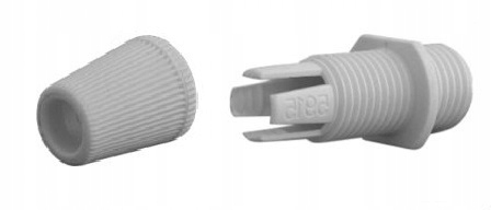 BLOKADA DO PRZEWODU W OPLOCIE 2 X 0,75 BIAŁA