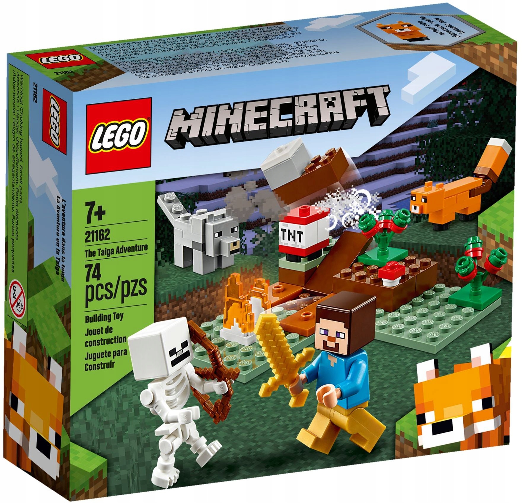 

Lego Minecraft Przygoda w tajdze 21162
