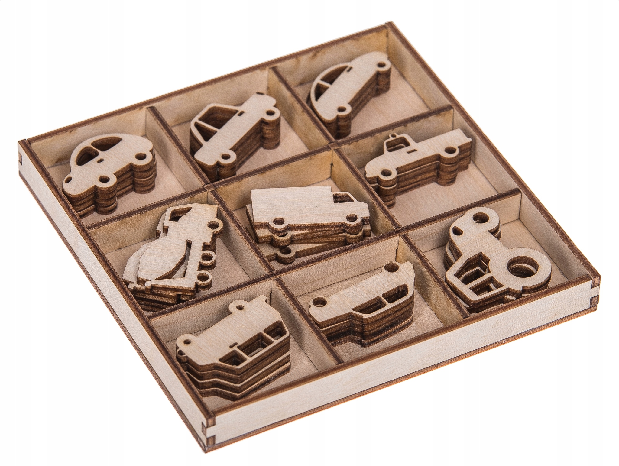 

Zestaw Dekorów pojazdy Autka ozdoba Decoupage auto