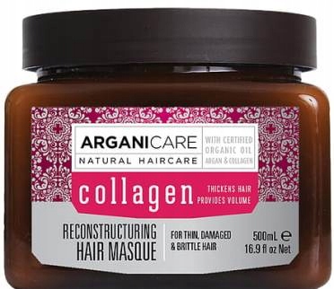 ARGANICARE COLLAGEN MASKA DO WŁOSÓW CIENKICH 500ML
