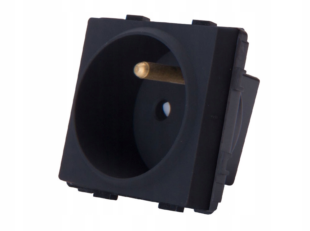 

B-line DLX Czarne Gniazdo Elektryczne Z Bolcem