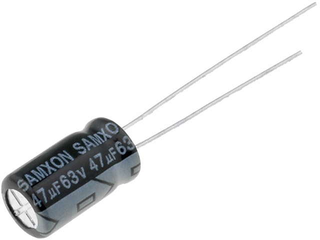 47uF 63V KONDENSTATOR ELEKTROLITYCZNY 6.3x11mm