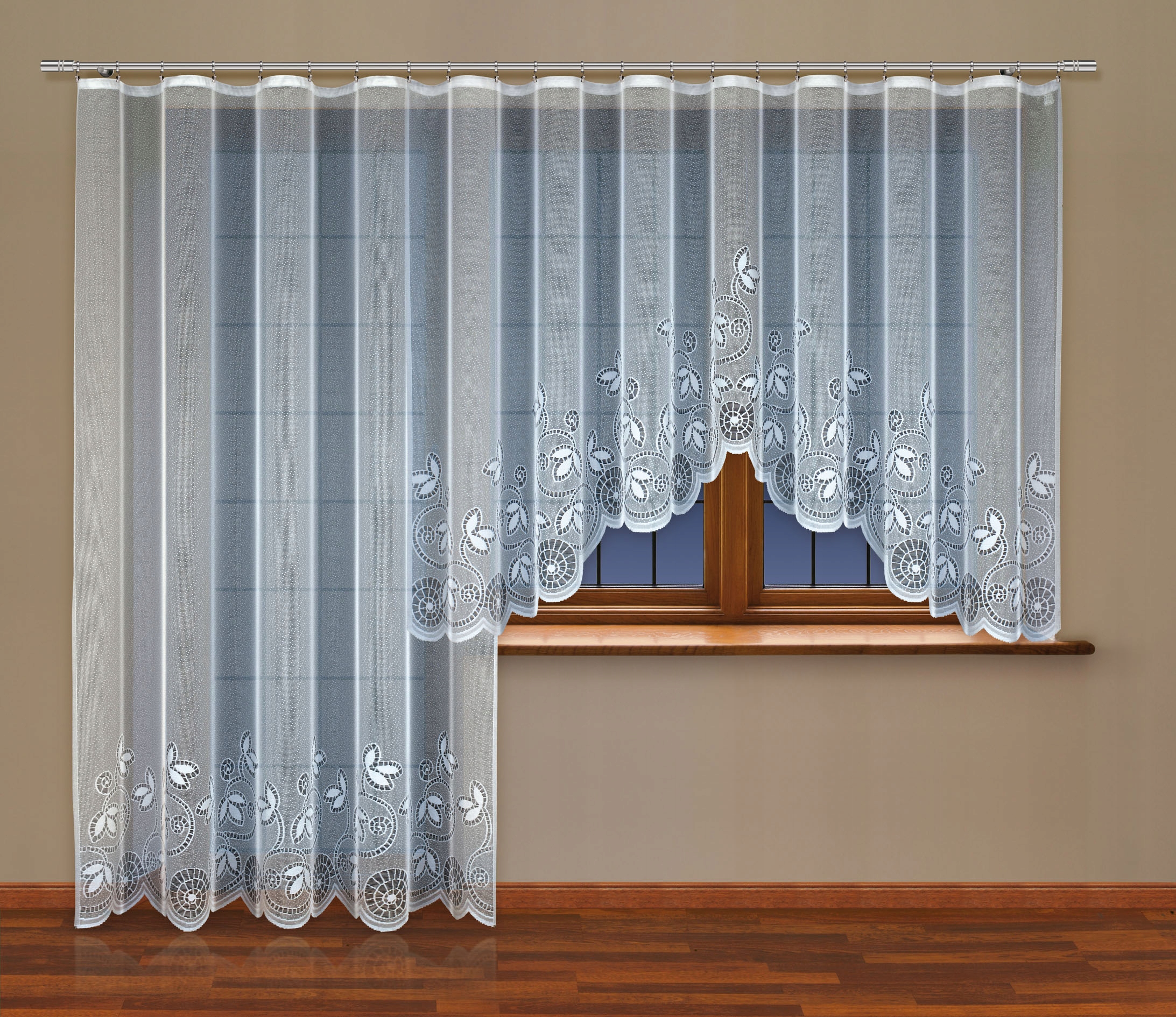 Tanie firany balkonowe RÓZNE WYMIARY 200x240 fajne