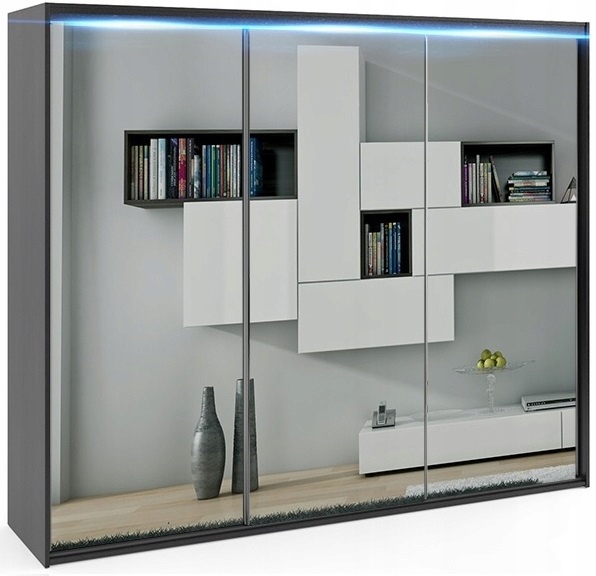 

Szafa przesuwna z lustrem Na Wymiar Porto 6 200cm