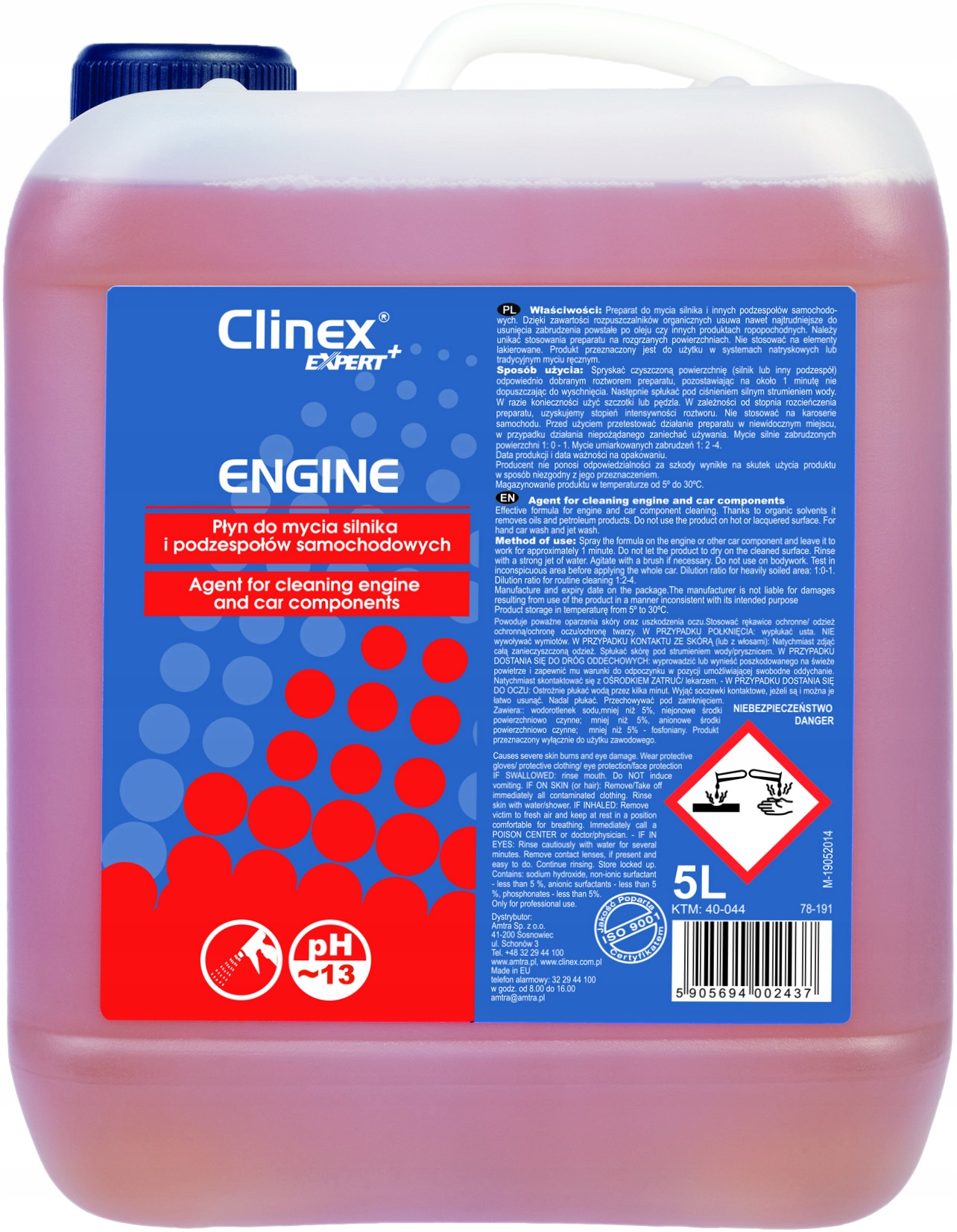 Opatrenie Clinex Expert+ Engine 5L Am 40-044