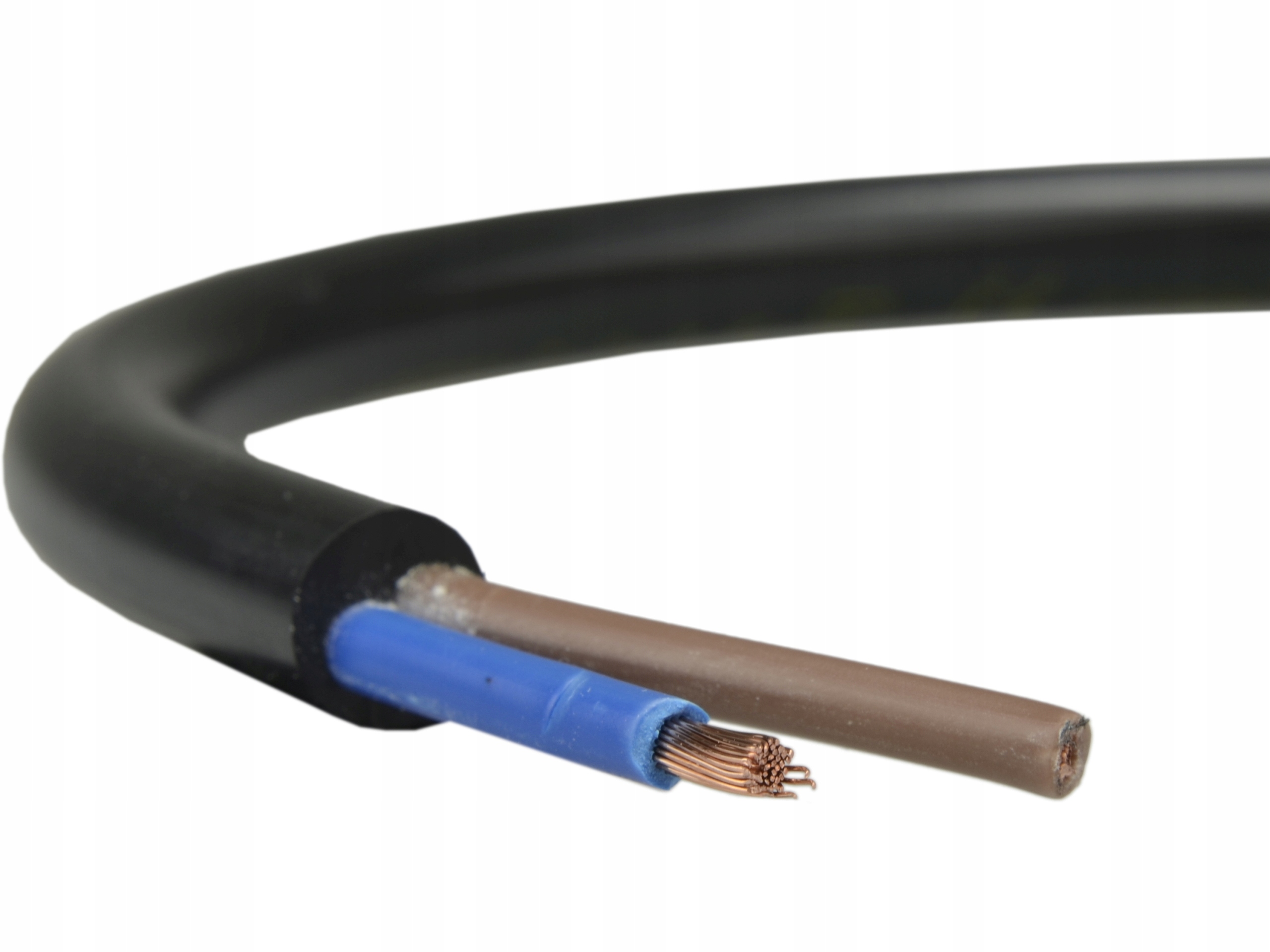 

Przewód kabel prądowy linka Owy 2x2,5 500V czarny