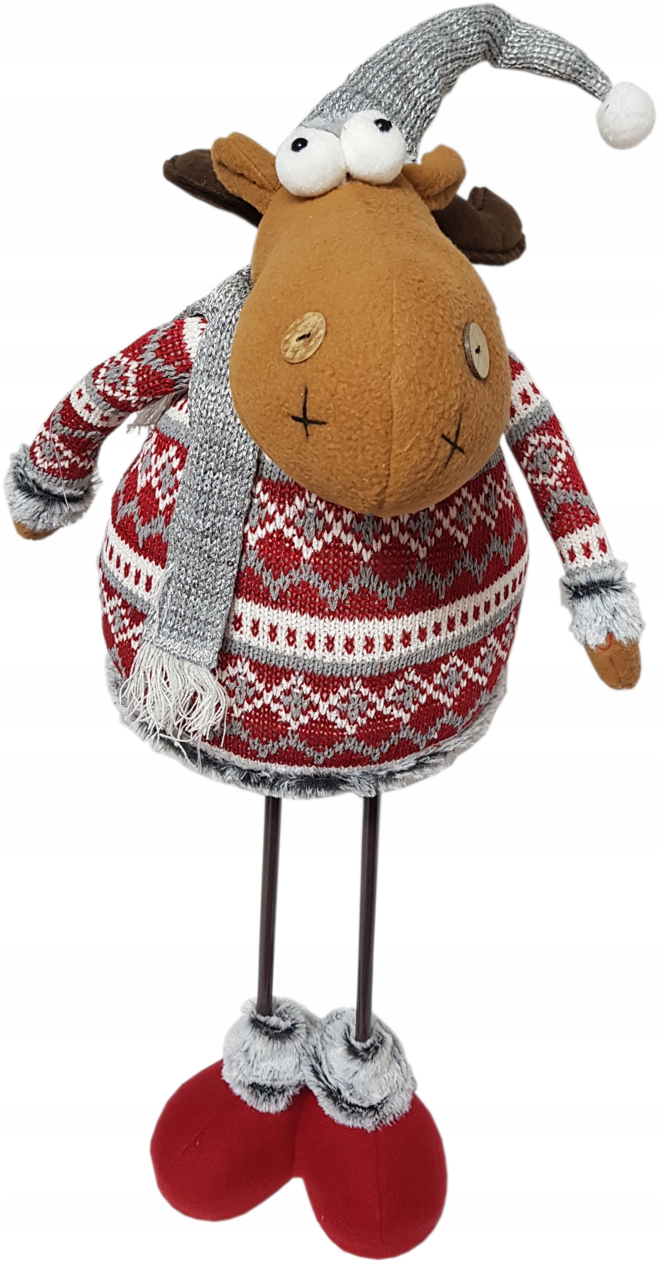 Renifer świąteczny na prezent sweterek 90 cm