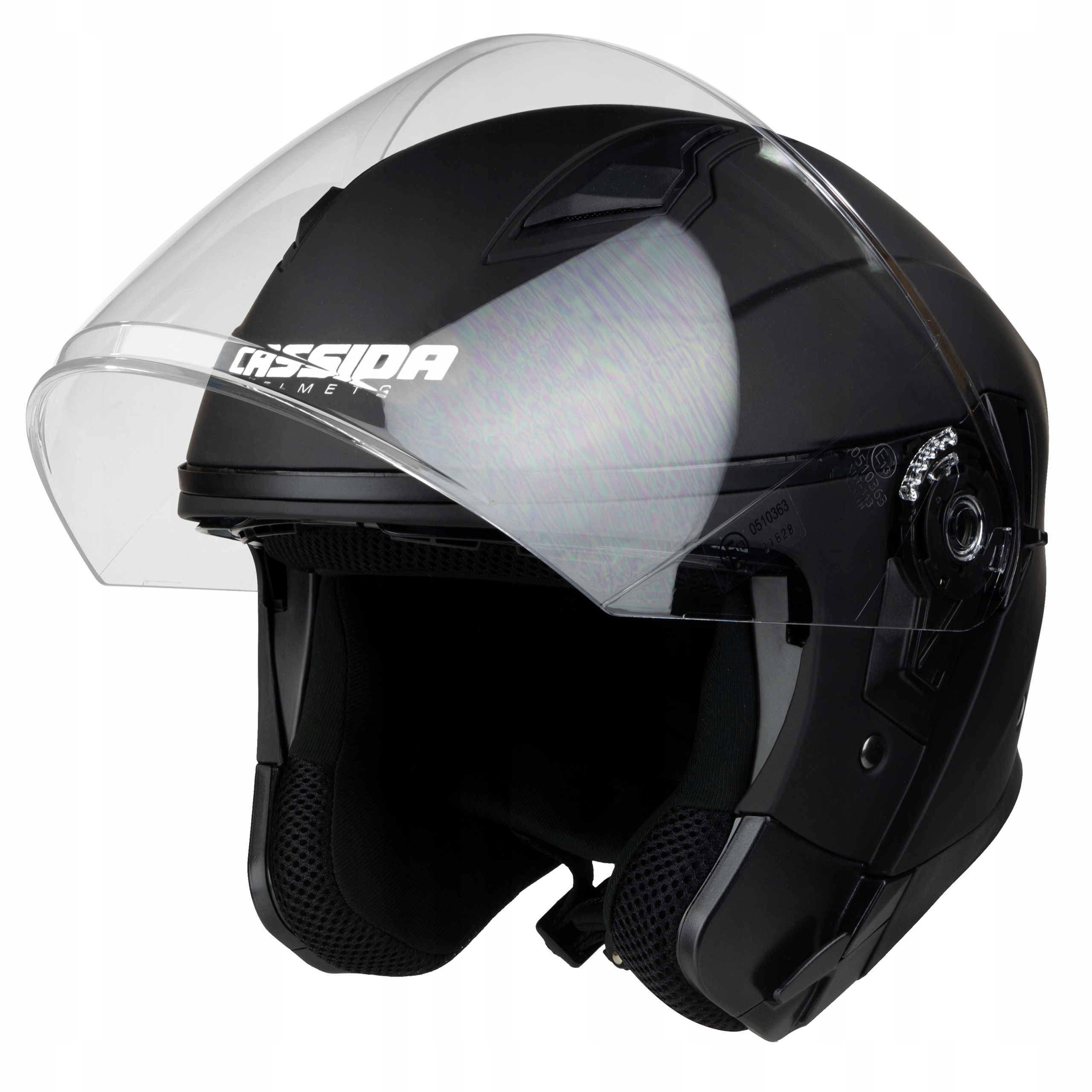 OTWARTY KASK MOTOCYKLOWY BIG SZYBA JET CASSIDA XXL Typ Otwarte / Jet