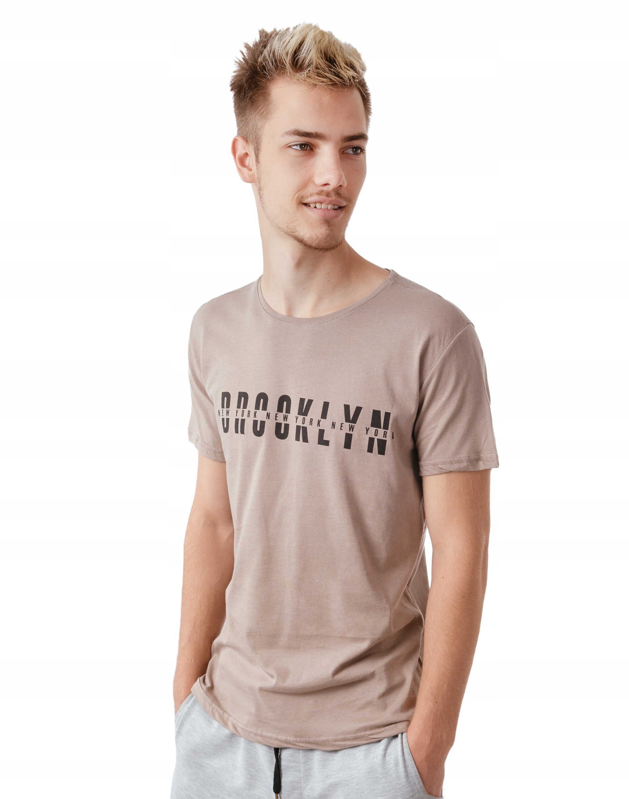 

Koszulka Podkoszulek Męski T-shirt Top KM10-06 r M