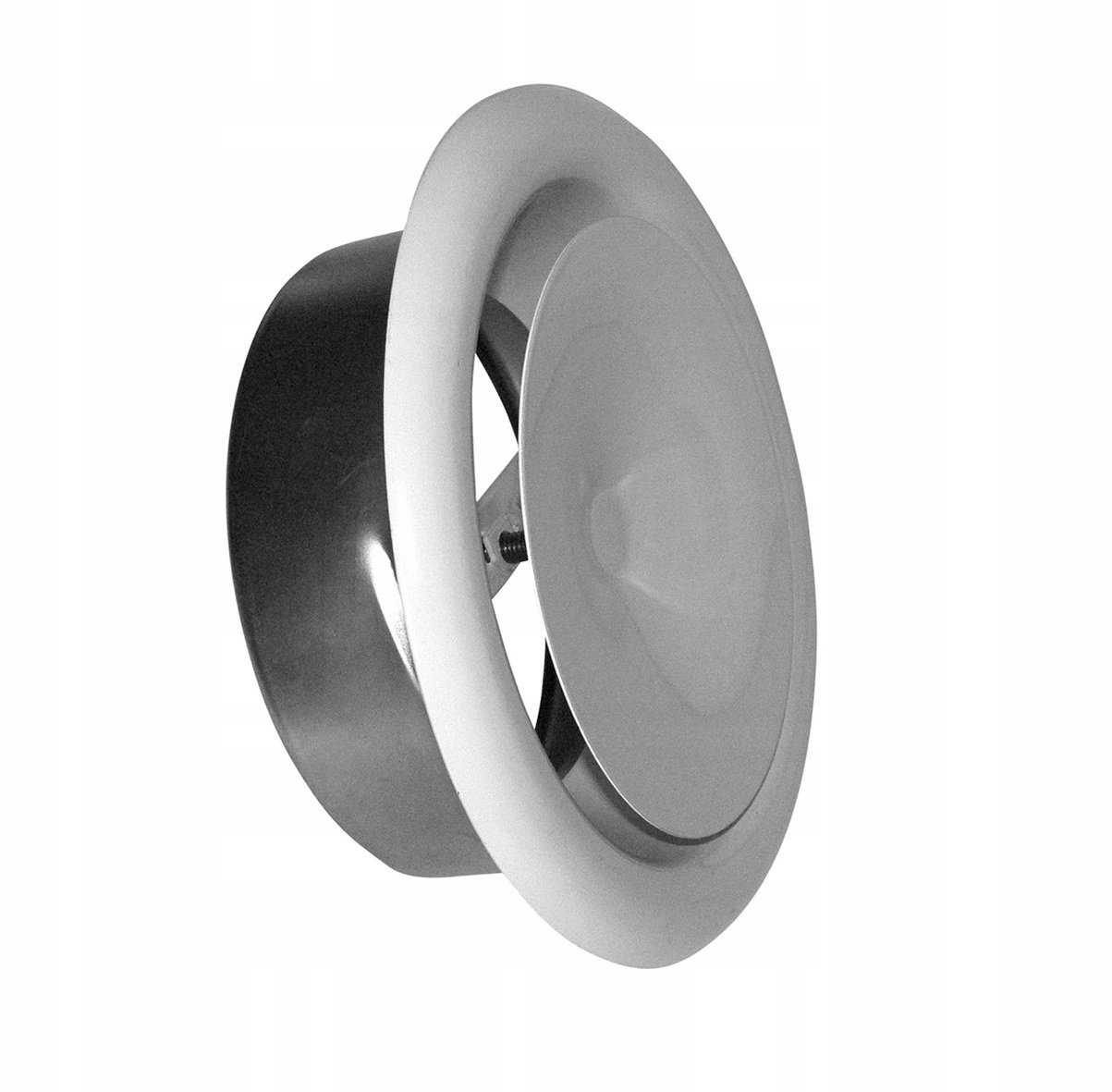 Anemostat nawiewny z ramką montażową fi 125