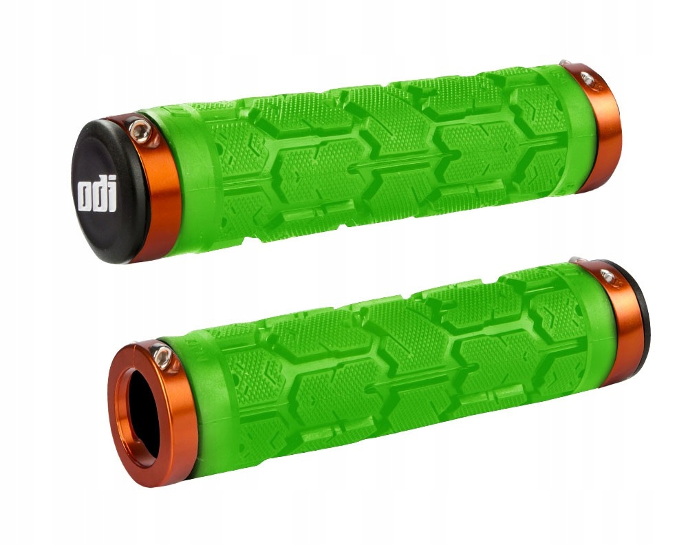 Gripy Chwyty Odi Rogue Mtb Lock-On Najlepsze Grube 33,5mm Green/Orange