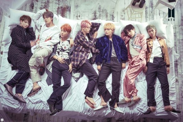 Licencjonowany Plakat BTS K-pop wzór2