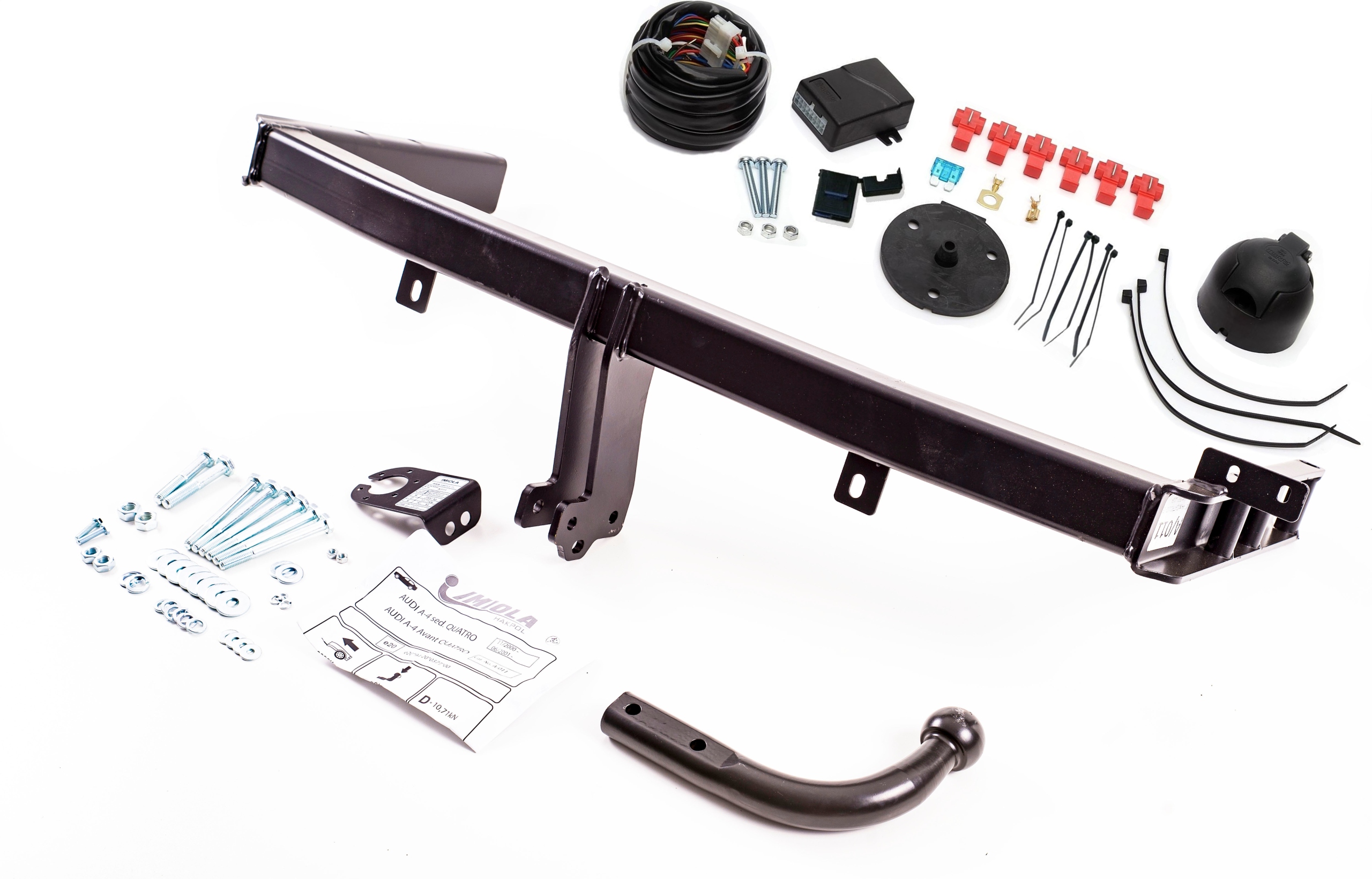 

Hak Holowniczy+moduł Audi A4 B6 B7 Sedan Kombi